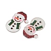 Christmas Themes Opaque Printed Acrylic Pendants OACR-B037-02-2