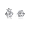 925 Sterling Silver Pave Moissanite Stud Earrings for Women SX7074-3-7