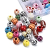 11 Style Sports Theme Acrylic Beads OACR-YW0001-92-4