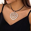 Alloy Pendant Necklaces NJEW-K261-09A-AS-1