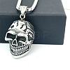 Hip Hop Style 304 Stainless Steel Skull Pendant Necklaces for Men CH7437-4