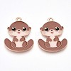 Alloy Enamel Pendants X-ENAM-T022-02D-02-1