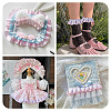 10Yards Polyester Lace Ribbon OCOR-TA0004-26H-7