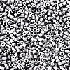 Electroplate Glass Cylinder Beads SEED-Q036-01A-B04-1