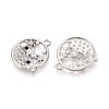 Alloy and Rhinestone Pendants PALLOY-T092-18A-P-2