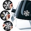 Snowflake Shape Glass Rhinestone Car Stickers RB-WH0002-02-2