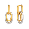 304 Stainless Steel Stud Dangle Earrings for Women UV4744-5