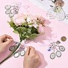 3Pcs Alloy & Resin & Acrylic Pendant Decorations HJEW-FS00092-5