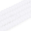 Opaque Spray Painted Glass Beads GLAA-ZX008-6mm-18G-2