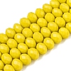 Opaque Solid Color Imitation Jade Glass Beads Strands EGLA-A044-P8mm-D04-1