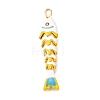 Brass Micro Pave Cubic Zirconia Pendants KK-Z125-13G-03-1