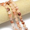 Natural Hematoid Quartz/Ferruginous Quartz Beads Strands G-B165-A06-10mm-1