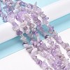 Natural Lavender Amethyst Chip Bead Strands X-G-M205-35-5