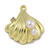 Alloy ABS Pearl Pendants PALLOY-F312-54G-1