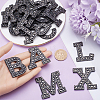 Gorgecraft Alphabet Resin Rhinestone Patches DIY-GF0009-18B-3