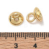 Brass Bead Cap Pendant Bails KK-CBA50B0-25G-3