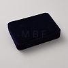 Rectangle Velvet Jewelry Set Gift Boxes AJEW-WH0609-875A-1