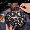 DIY Star Pattern Pendulum Board Dowsing Divination Making Kit DIY-CN0002-36-3