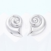 304 Stainless Steel Stud Earrings for Women EJEW-K306-06P-2