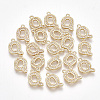 Brass Cubic Zirconia Charms KK-S348-330Q-1