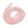 Transparent Baking Paint Glass Beads Strands DGLA-A034-T8mm-D10-2