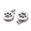 Non-Tarnish 304 Stainless Steel Pet Pendants STAS-Z006-15P-2