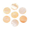Natural Yellow Shell Pendants BSHE-T014-36A-1