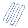 Oval Glass Beaded Link Chains AJEW-JB01471-5