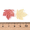 Baking Paint Transparent Glass Pendants DGLA-N014-11-3
