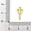 Brass Micro Pave Clear Cubic Zirconia Pendants KK-L238-22G-3