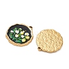 304 Stainless Steel Enamel Pendants SA-CBA0530-01B-G-2