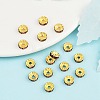 Brass Grade A Rhinestone Spacer Beads RSB038NF-16G-5