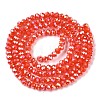 Electroplate Glass Beads Strands EGLA-A044-P2mm-B03-3