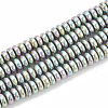 Electroplate Non-magnetic Synthetic Hematite Beads G-N0318-01C-1