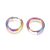 304 Stainless Steel Huggie Hoop Earrings EJEW-G272-02-12mm-M-2