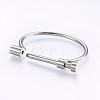 Tarnish Resistant 304 Stainless Steel Bangles X-BJEW-P222-14P-2