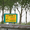 5Pcs Waterproof PVC Warning Sign Stickers DIY-WH0237-024-5