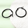 201 Stainless Steel Hoop Earrings SA-CBA4A0D-16EB-A-3