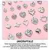 30Pcs 30 Styles Tibetan Style Alloy Pendants FIND-YW0004-62-5