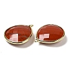 Natural Red Jasper Pendants G-B009-07G-T-2