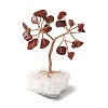 Natural Red Jasper Chips Tree of Life Decorations DJEW-P022-01B-02-1