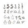 Tibetan Style Alloy Pendants PALLOY-B014-14-1