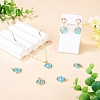 4Pcs Golden Ocean Brass Enamel Pendants KK-TADJ0001-32-6