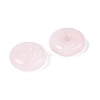 Natural Rose Quartz Pendants G-Q601-30B-09-2