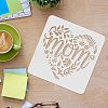 Plastic Reusable Drawing Painting Stencils Templates DIY-WH0172-388-3