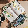 Globleland Flamingo & Dinosaur Pattern Acrylic Bookmarks OFST-GL0001-01A-2