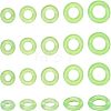 SUPERFINDINGS 100Pcs 5 Style Plastic Wacky Worms O-Rings for Wacky Rigging FIND-FH0001-88-1