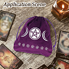 2Pcs Velvet Tarot Cards Storage Drawstring Bags ABAG-CN0001-67-5