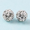 Polymer Clay Rhinestone Beads RB-A053-4mm-01B-1