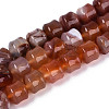 Natural Red Agate Beads Strands G-N353-06A-05-2